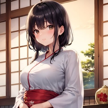 着物美人