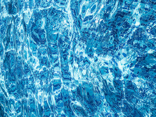 Abstract blue water pool background