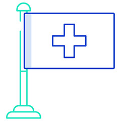 Obraz premium Switzerland flag icon