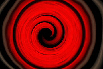 abstract background red spiral on dark background generative AI