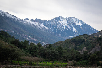 Obraz premium Scenic view of Takkoucht in Babor mountains, Bejaia, Algeria