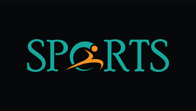 Minimal Sports wordmark Logo