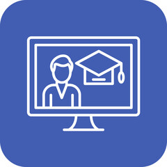 Distance Learning Icon