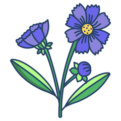Tickseed flower icon