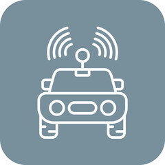 Autonomous Vehicle Icon