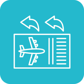 recommend clip art: Ticket Refund Icon