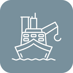 Cargo Barge Icon