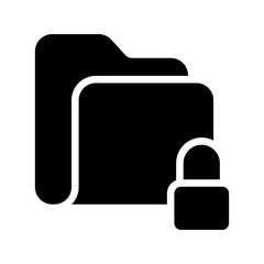 Obraz premium Locked folder icon