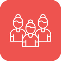 Field Hockey Female Team Icon