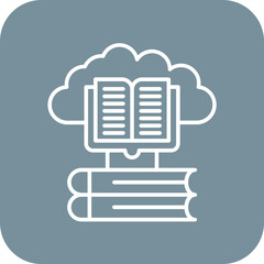 Cloud Library Icon