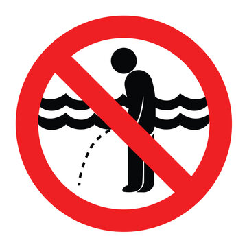 do not urinate in the pool no peeing in the swimming pool no urinating