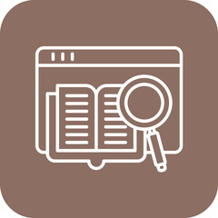 Web Research Icon