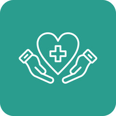 Obraz premium Care Icon