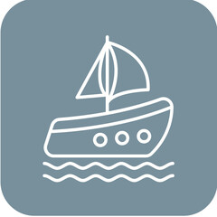 Sailing Boat Icon