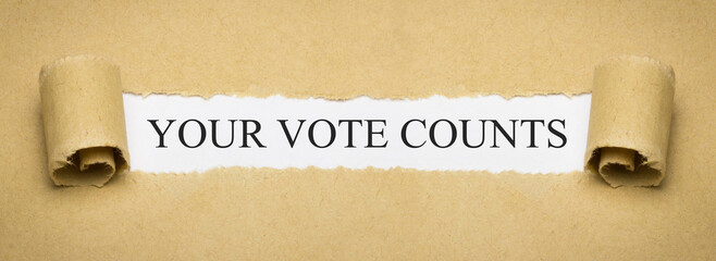 Your vote counts