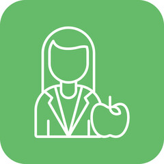 Nutritionist Female Icon