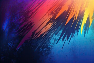 abstract watercolor background red and blue, ai generated