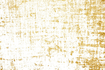 Gold splashes Texture. Grunge golden background pattern of cracks, scuffs, chips, stains, ink spots, lines on transparent background PNG file