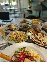 Restaurant standard indian food dishes 
