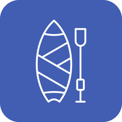 Paddleboarding Icon