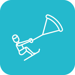 Kiteboarding Icon