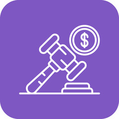 Auction Fundraiser Icon