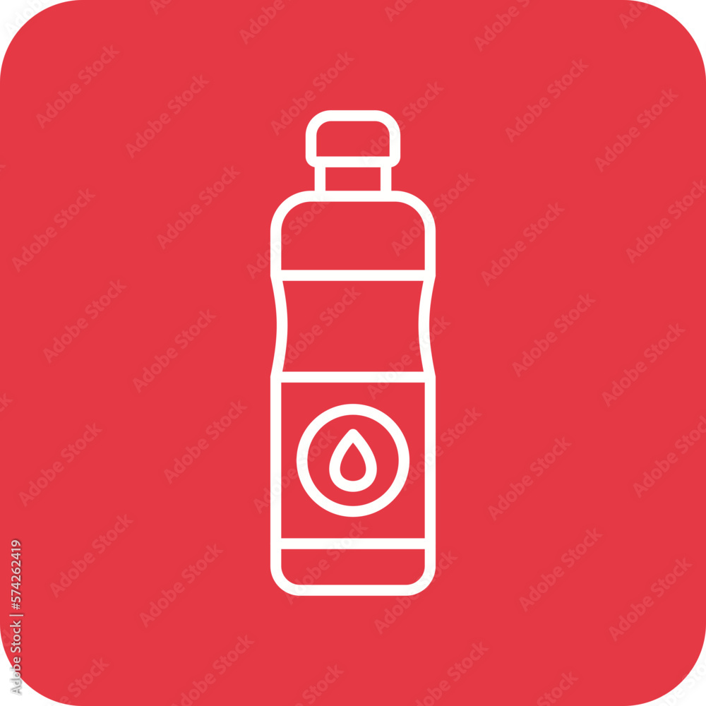 Poster Water Bottle Icon