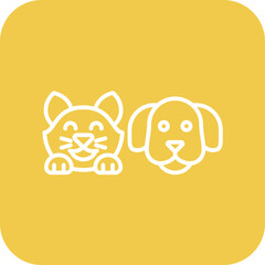 Fototapeta premium Pets Icon
