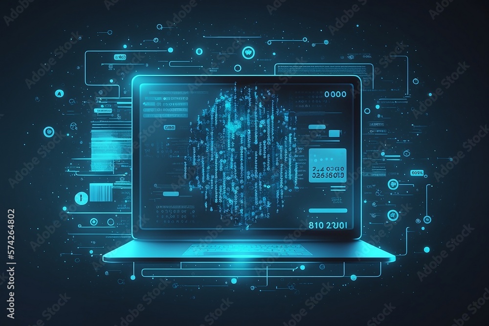 Poster future of computing and explore the vast world of cyberspace with our stunning graphics and innovati