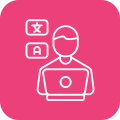 Freelance Translator Icon