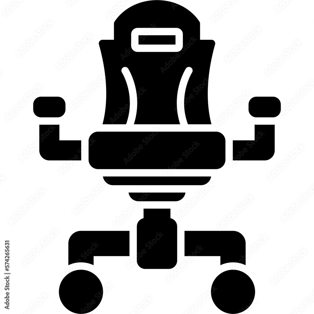 Wall mural Gaming Chair Icon