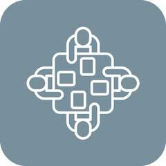 Obraz premium Meeting Icon