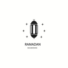 Ramadan logo. Islamic lantern Vector