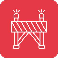 Road Barrier Icon
