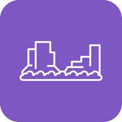 Naklejka premium Plateau Icon