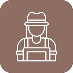 Farmer Female Icon