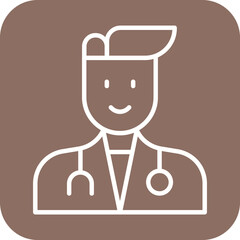 Medical Doctor Male Icon
