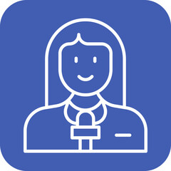 Journalist Male Icon