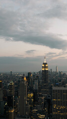 Fototapeta na wymiar NYC USA | Skyline from Top of the Rock