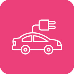 Electric Car Icon