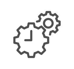 Core values related icon outline and linear vector.