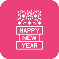 Happy New Year Icon
