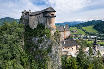 Naklejka premium View of Castle Orawsky in Slovakia