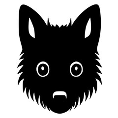 vector illustration of dog icon
