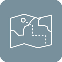 Treasure Map Icon