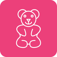 Fototapeta premium Gummy Bear Icon