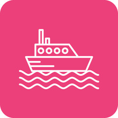 Ferry Boat Icon