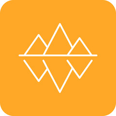 Fototapeta premium Glacier Icon