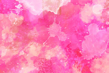 Fototapeta premium Red pink abstract background with watercolor and grunge texture design, colorful textured paper bright.