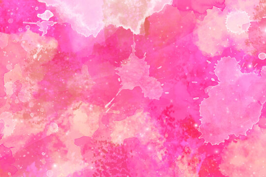 Red pink abstract background with watercolor and grunge texture design, colorful textured paper bright.